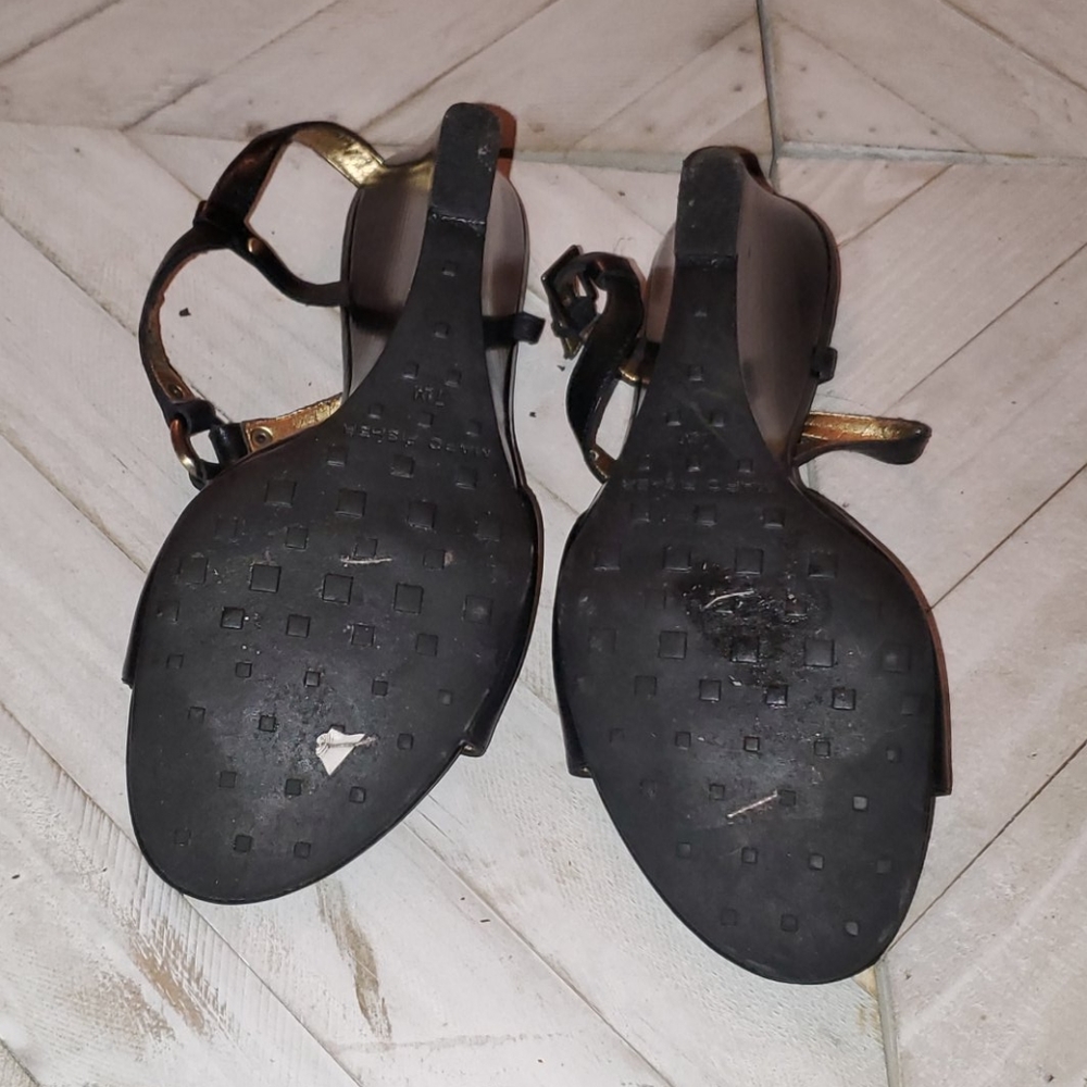 Marc Fisher Size 7. 5 M Black Wedges Vintage Y2k - image 5